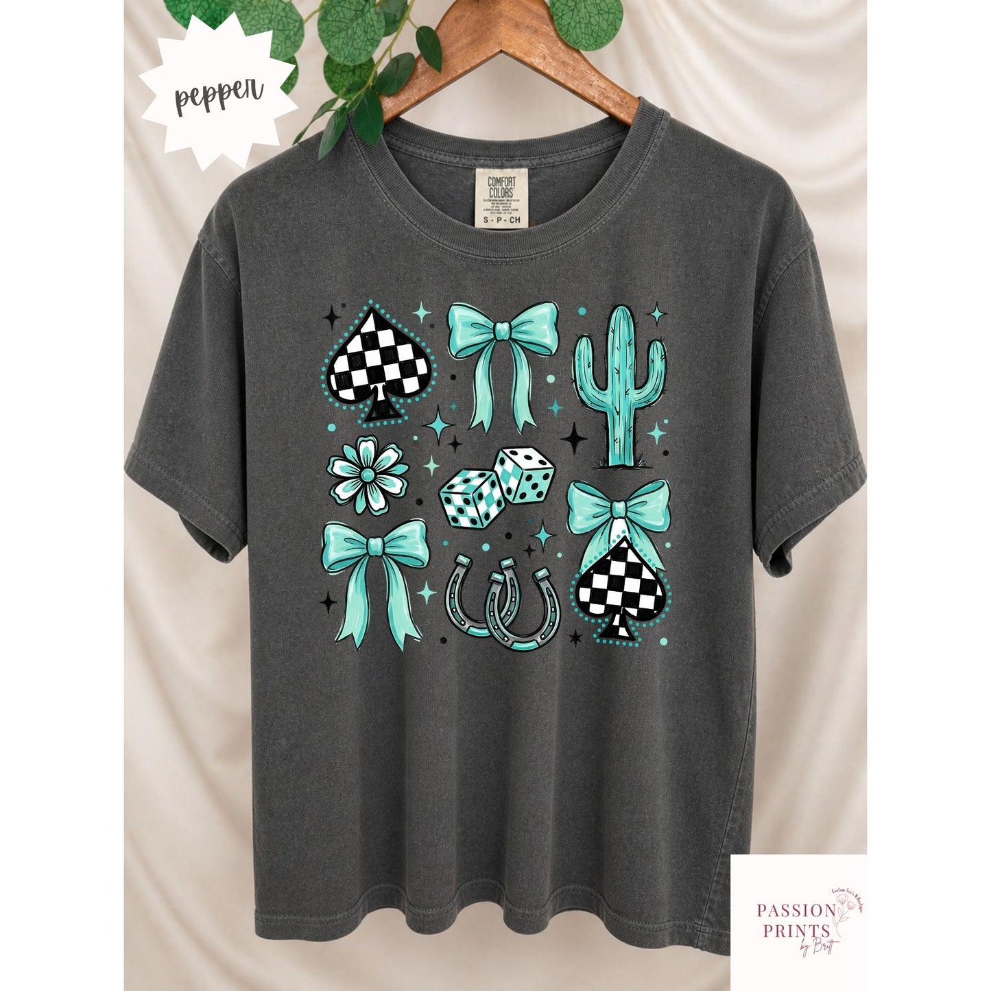 Turquoise Western Coquette