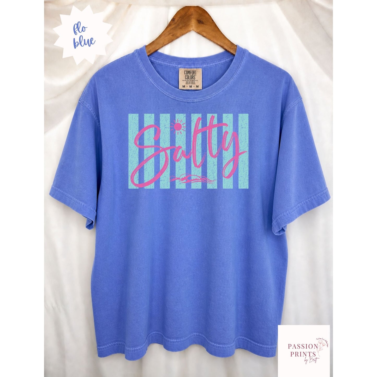 Salty Distressed Print