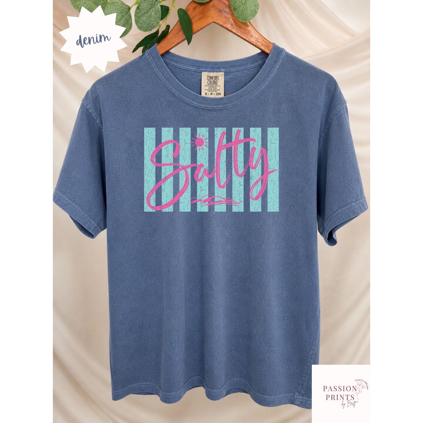 Salty Distressed Print