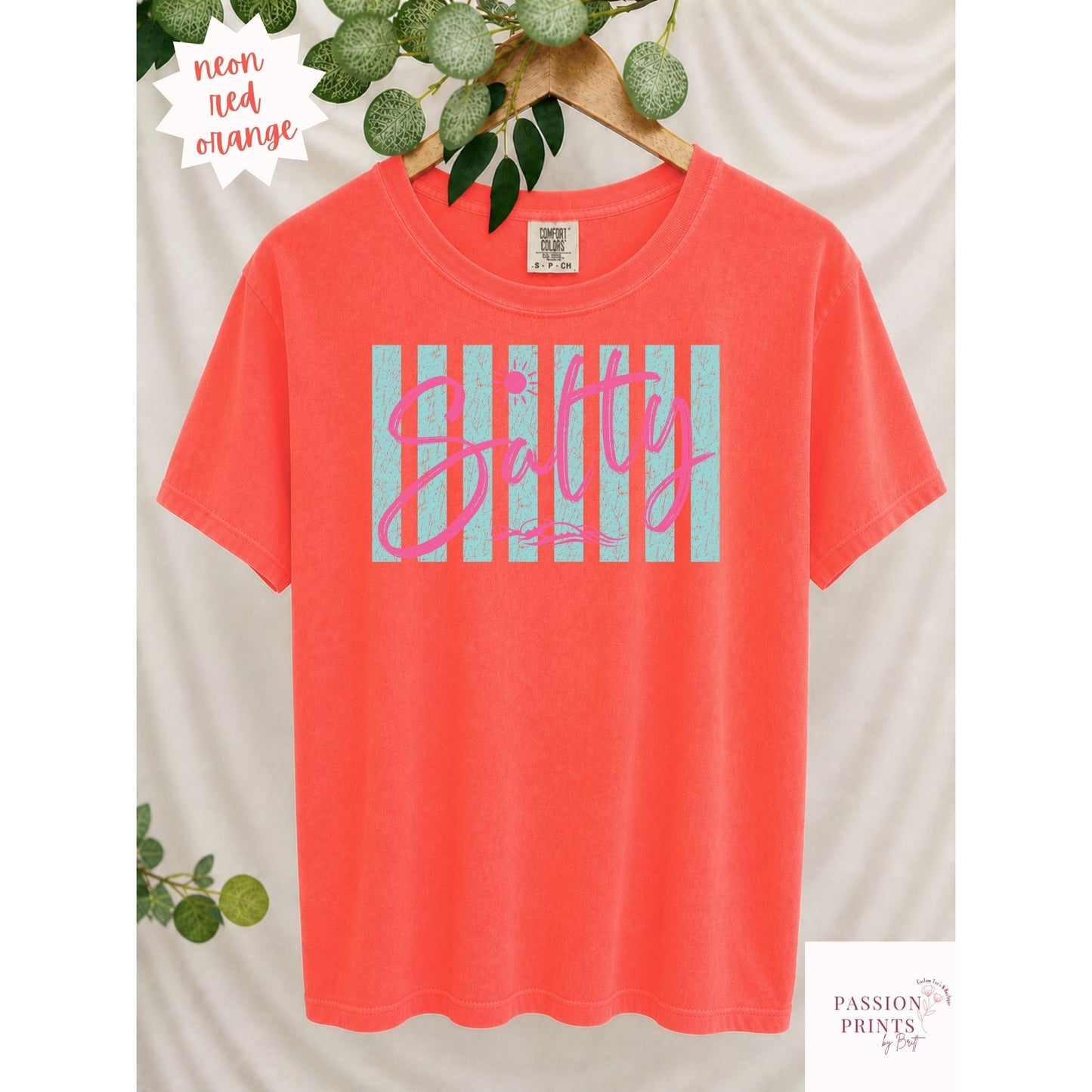 Salty Distressed Print