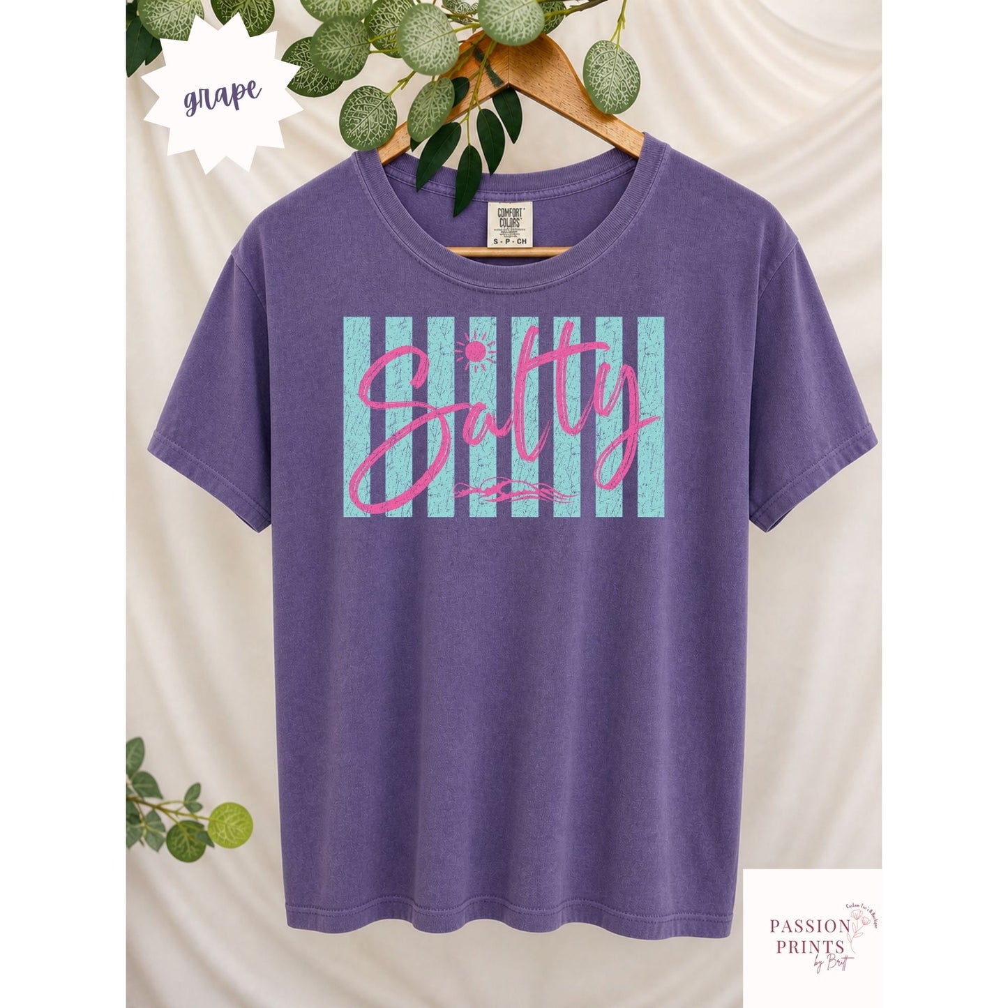 Salty Distressed Print