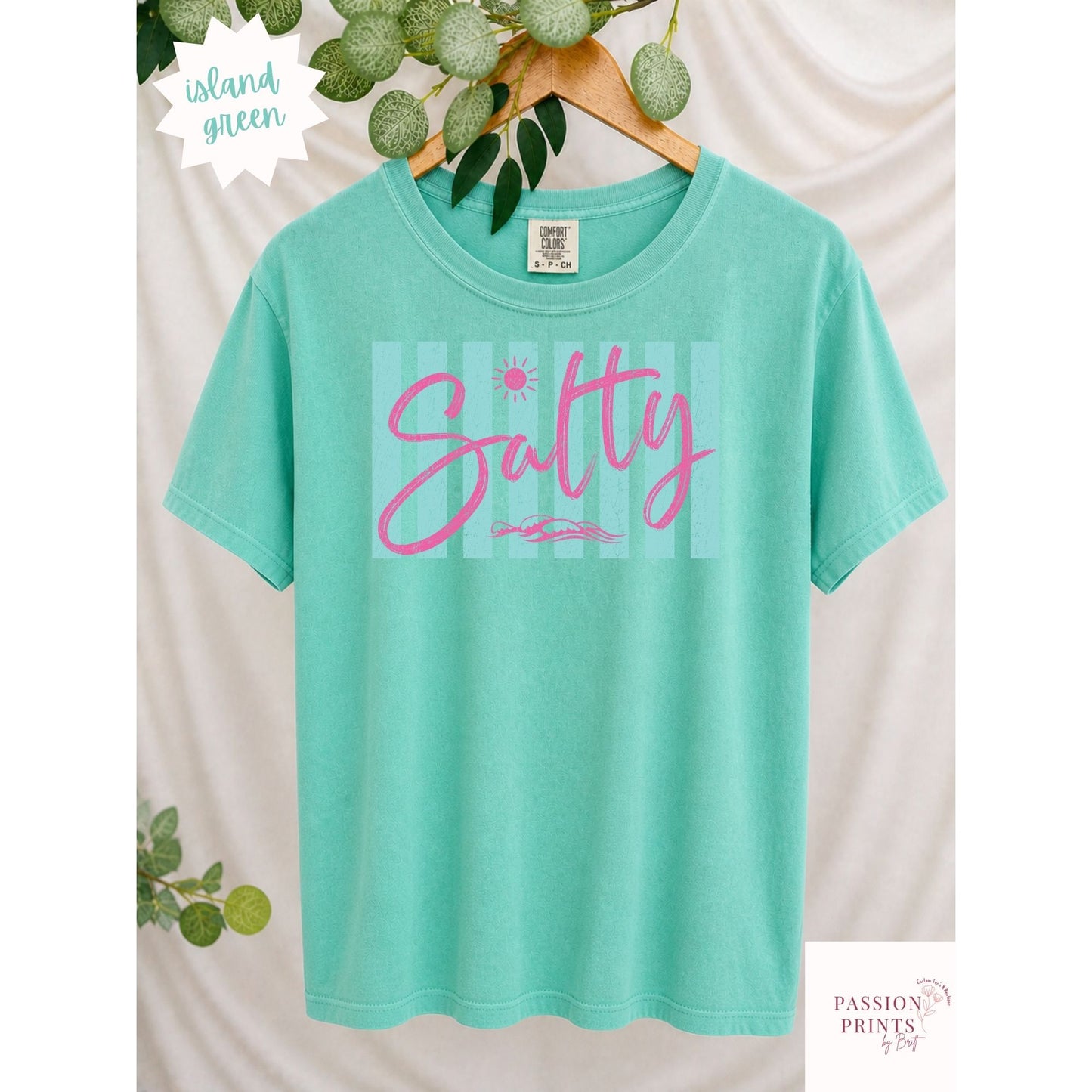 Salty Distressed Print