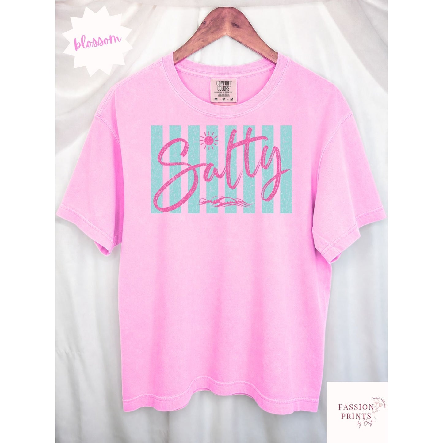 Salty Distressed Print