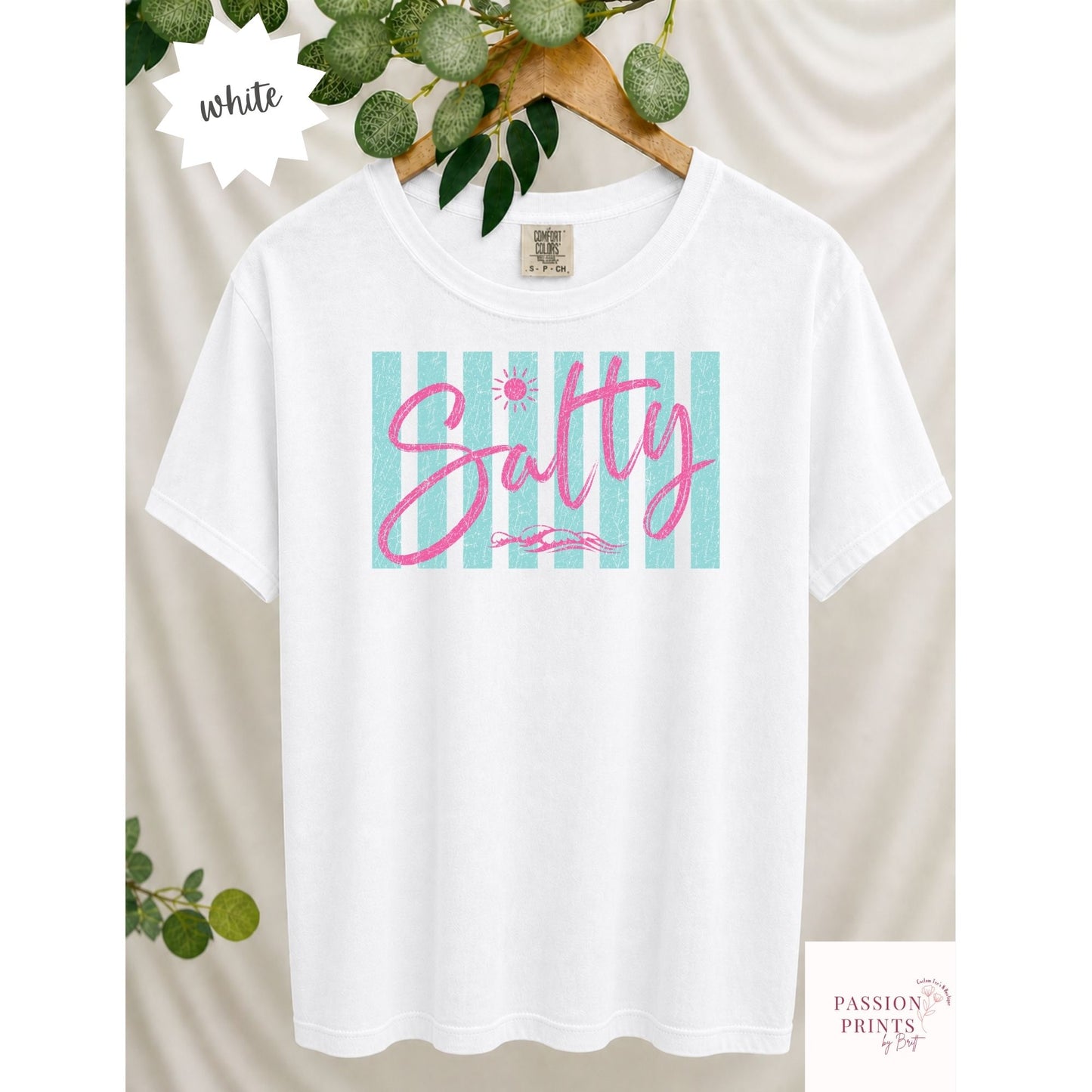 Salty Distressed Print