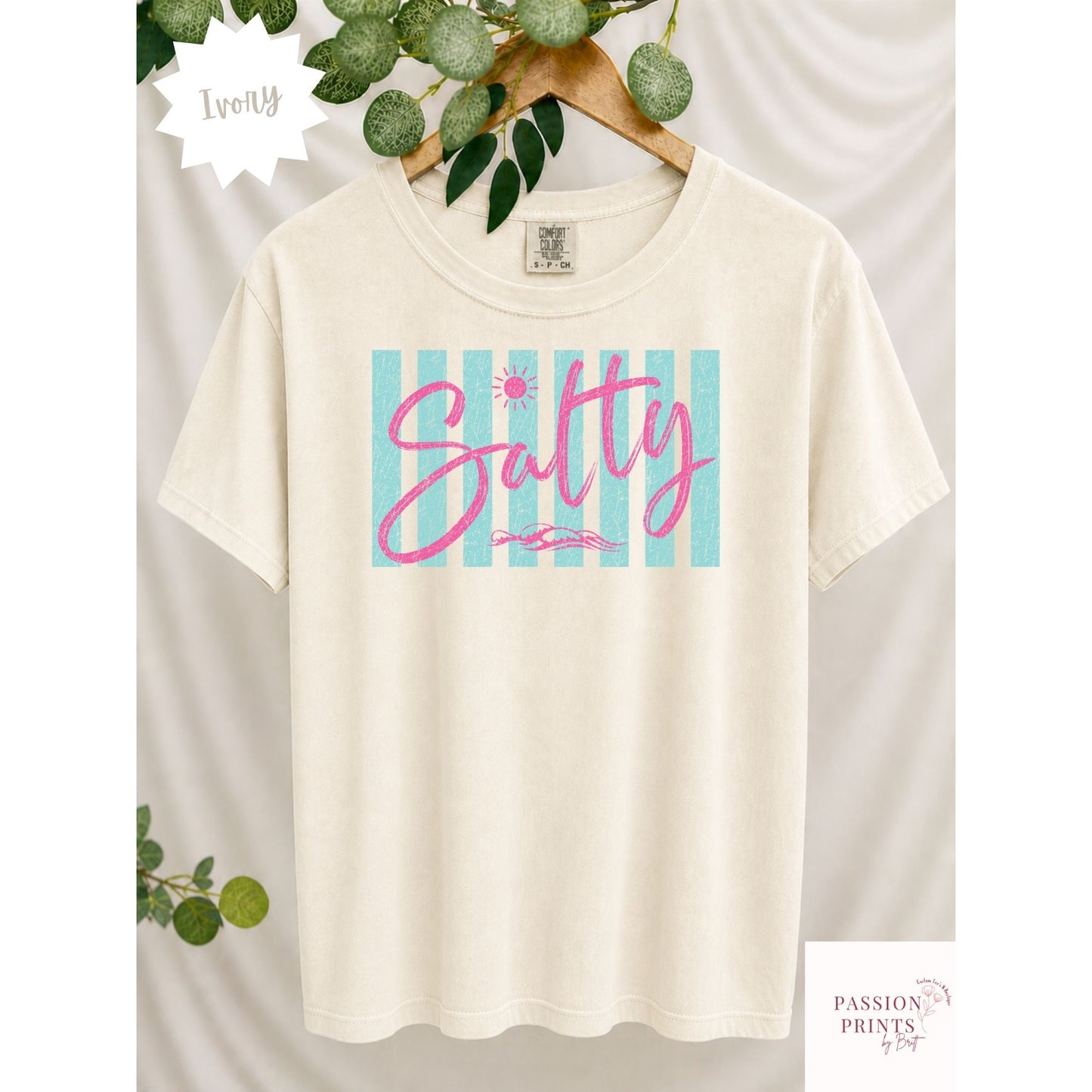 Salty Distressed Print
