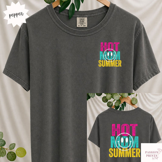 Hot Mom Summer - Front & Back Design