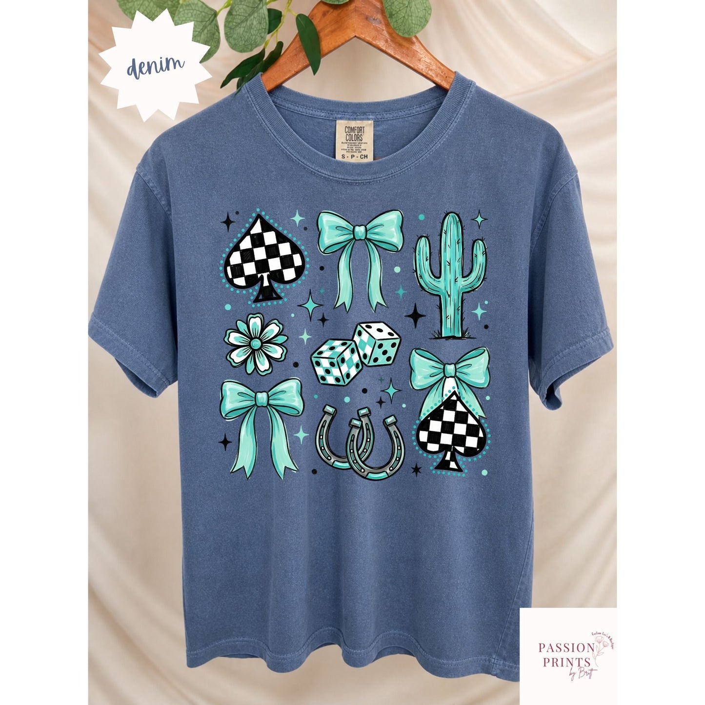 Turquoise Western Coquette
