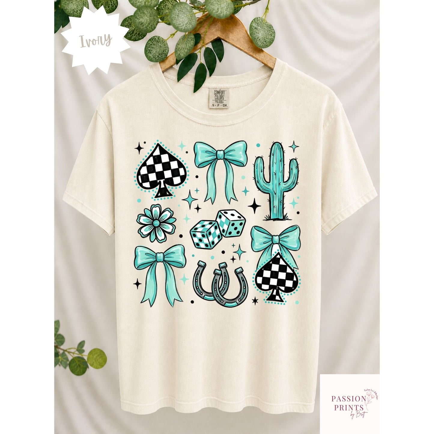 Turquoise Western Coquette